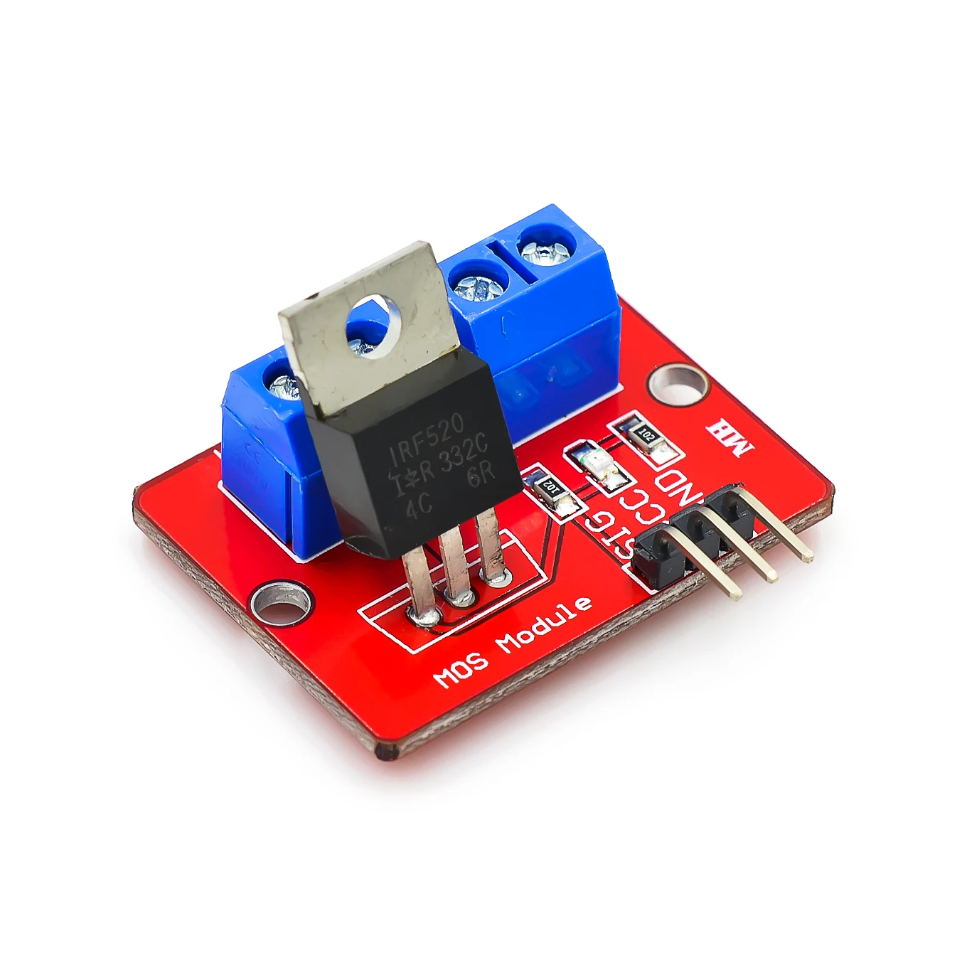 Modulo driver IRF520 Tubo MOS Tubo ad effetto di campo Modulo driver MCU Regolazione PWM