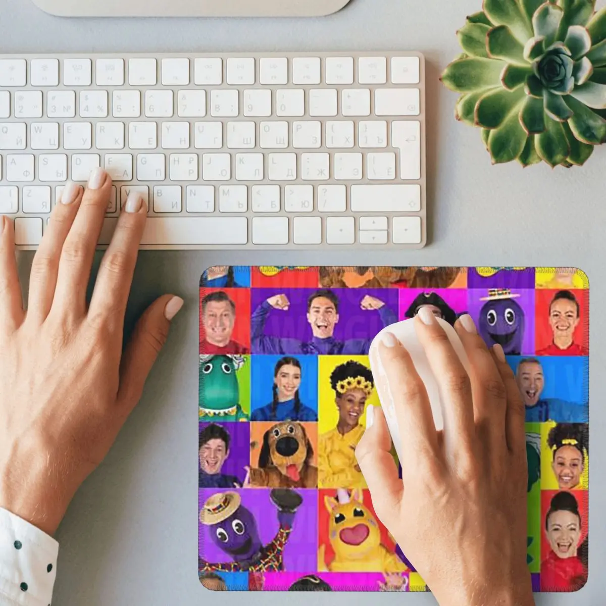 

Коврик для мыши The Wiggles Tv Show Music Band, разноразмерный, для компьютера, клавиатуры, игровой, для ПК, ноутбука, настольный коврик, аксессуары, настольные коврики