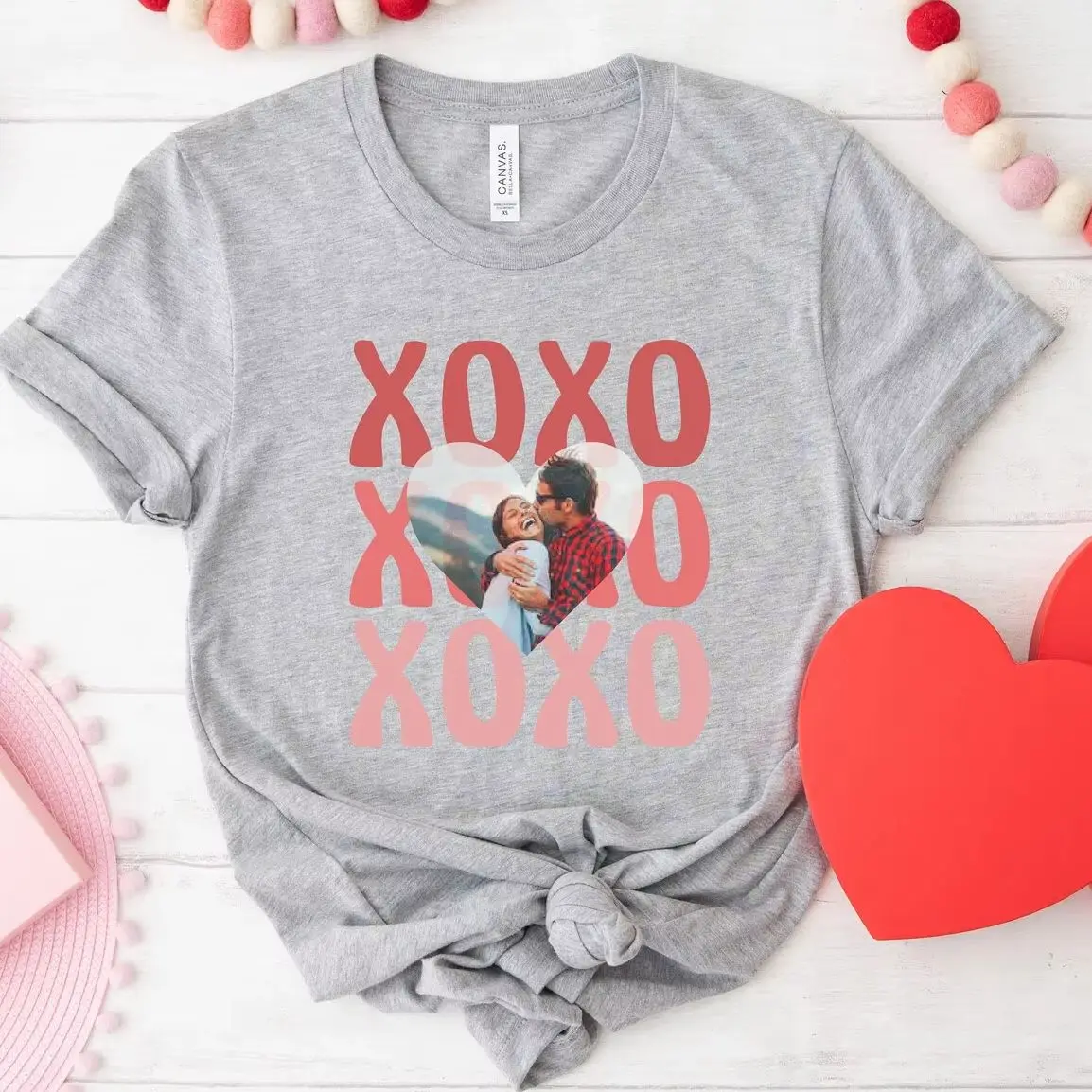 Customized Photo Shirt With Text Name Design Women Men Casual Leisure Short Sleeve Cotton Shirt Design Your Picture Unique Gifts