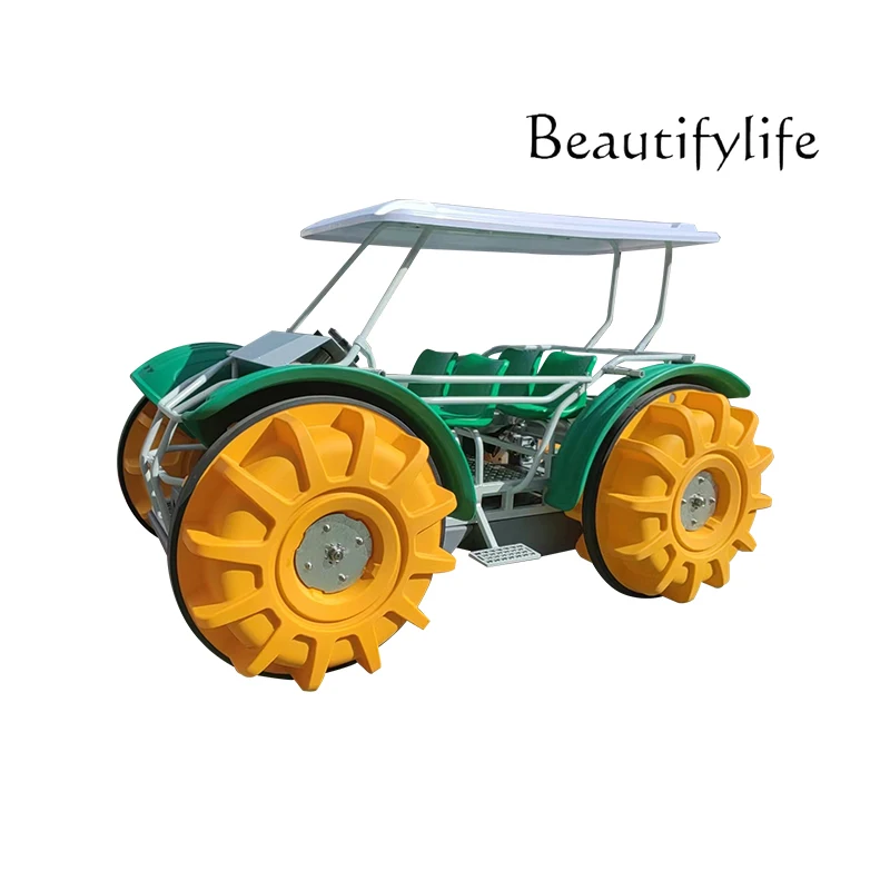 

Beach Electric Four Wheels ATV Amphibious Vehicle Water Battery Boat Electric Amphibious ATV