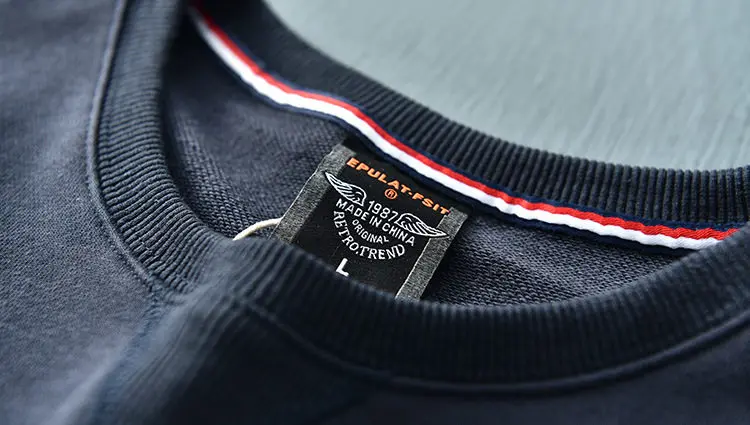 2026 Autumn New Basic Knitted Pullover Sweatshirts Men's Plus Size Soild Color High Quality Fashion Washed Casual Sportswear