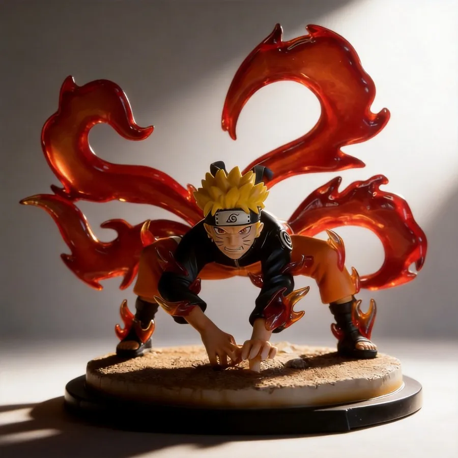 

High Quality Naruto Naruto (Four Tailed Kyubi Jinchuriki) Figure 20cm Anime Collectible for Desktop Decoration