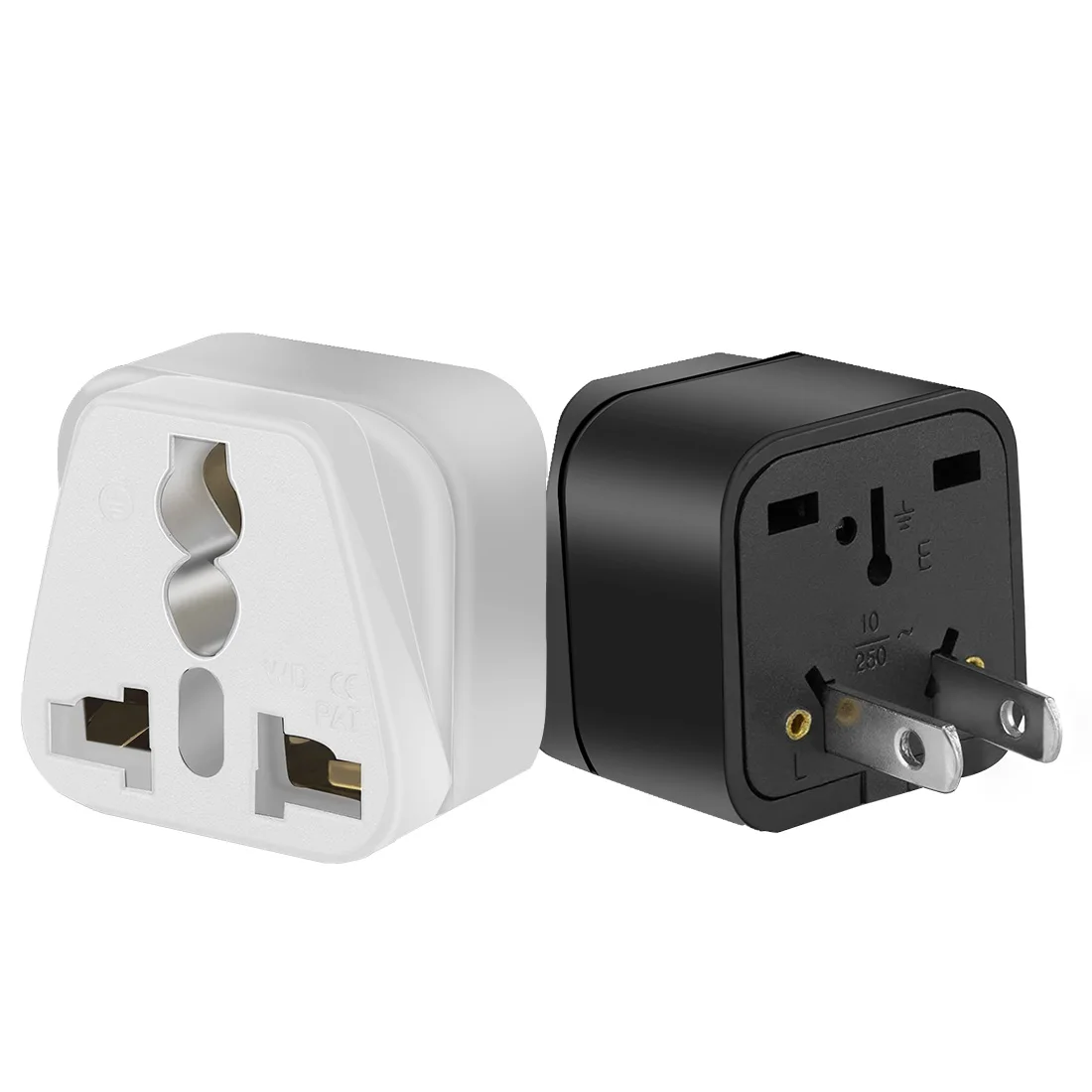 JORINDO 2 PIN USA NEMA 1-15P plug to UK/US/EU/AUS socket travel conversion plugs,US plug to variety of national ravel Adapters