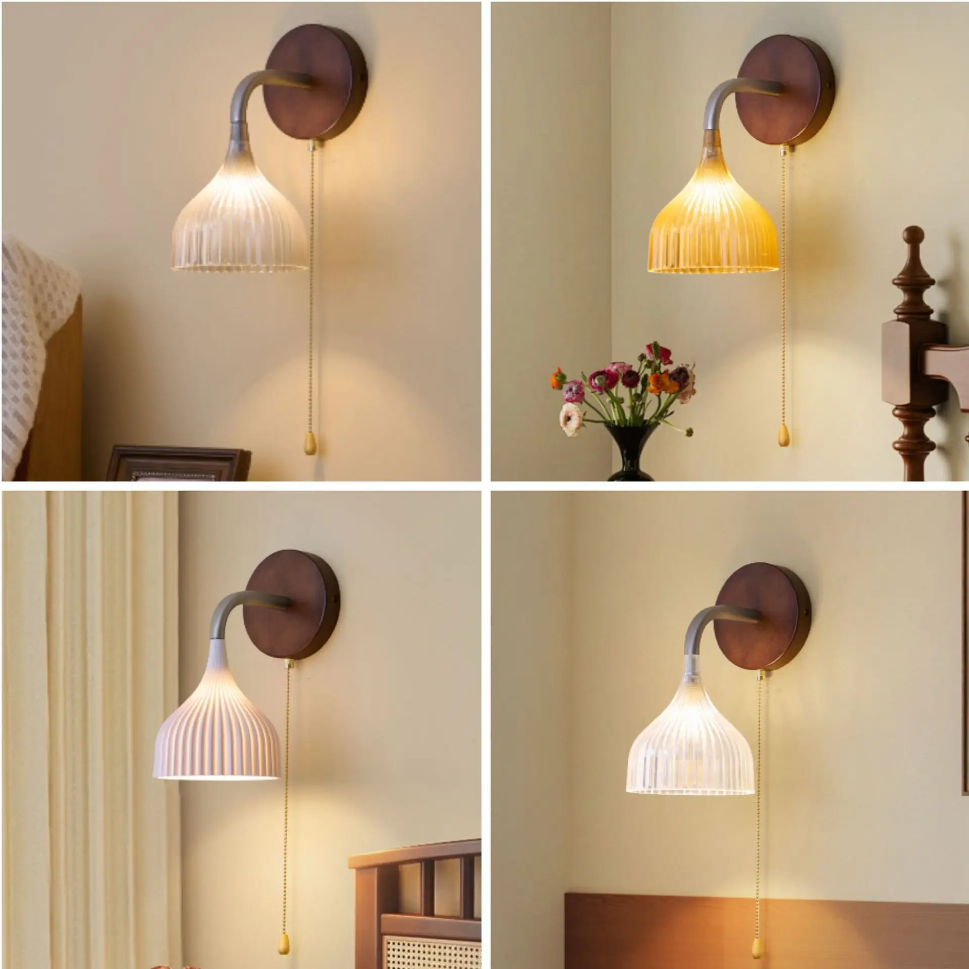 

Настенный светильник в итальянском средневековом стиле, кремовый стиль, современный простой прикроватный светильник для спальни, фоновый настенный светильник для гостиной