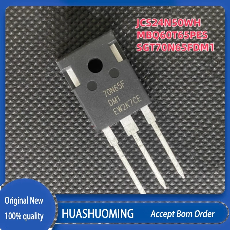 10 unids/lote nuevo JCS24N50WH JCS24N50 MBQ60T65PESTH 60T65PES 60T65 MBQ60T65 SGT70N65FDM170N65FDM1 70N65 TO247