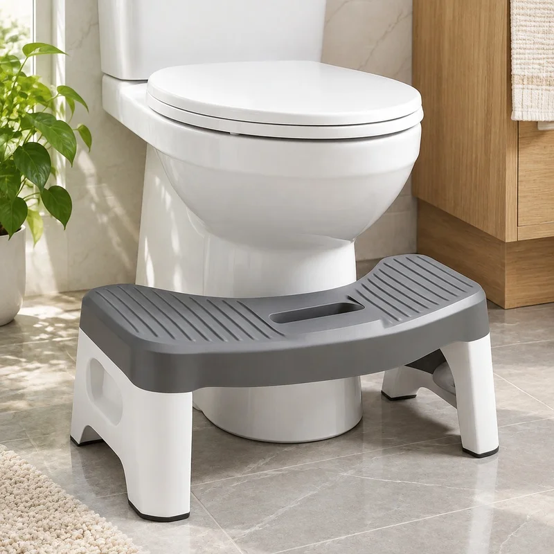 Adjustable Squat Toilet Stool for Comfortable Support - Ideal for Kids, Adults, and Pregnant Women