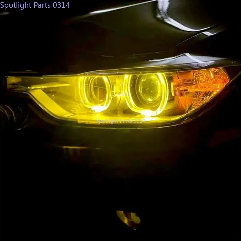 

Новинка для BMW 3 серии 2012-2015, F30 F31 F34 320i 328i Pre-LCI, ксеноновая фара, красный дневной свет, желтый ангельский глаз, платы DRL