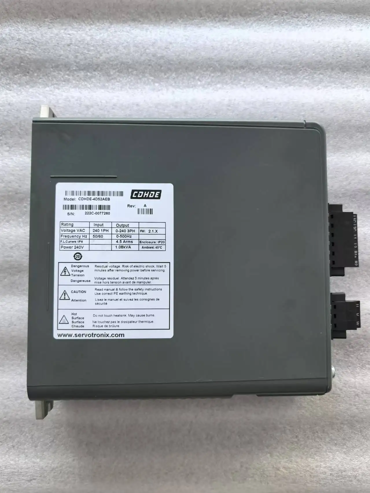 SERVOTRONIX CDHDE-4D52AEB