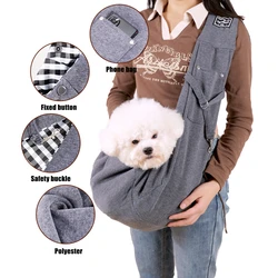Comfortable Dog Bag Pet Crossbody Shoulder Bag Outdoor Travel Portable Cat Puppy Sling Carrier Bag Pet Carrying Supplies