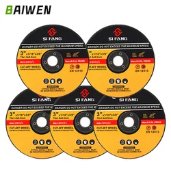 5PCS 75mm Metal Cutting Disc Anngle Grinder Grinding Wheels For Stainless Steel Cut Off Wheel Reinforced Resin Cutting Blade