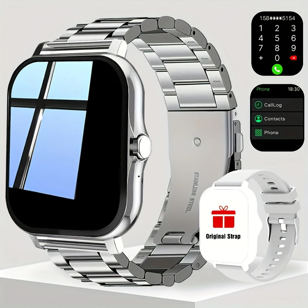 

2025 Smart Watches Man Women 1.91'' Touch Display relojes para hombres Bluetooth Smarthwhatch Fitness Tracker Smartwatch Android