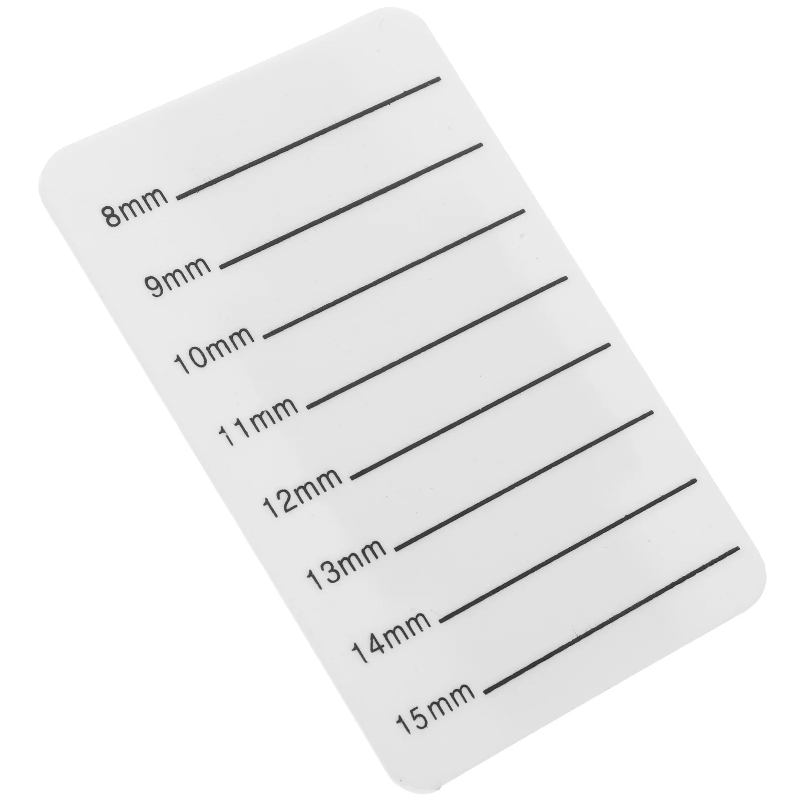 1pc Acryl Lash Tray 8-15Mm Glatte Kante Wimpern Verlängerung Werkzeug Langlebig Falsche Wimpern Halter Bord Make-Up künstler Lash