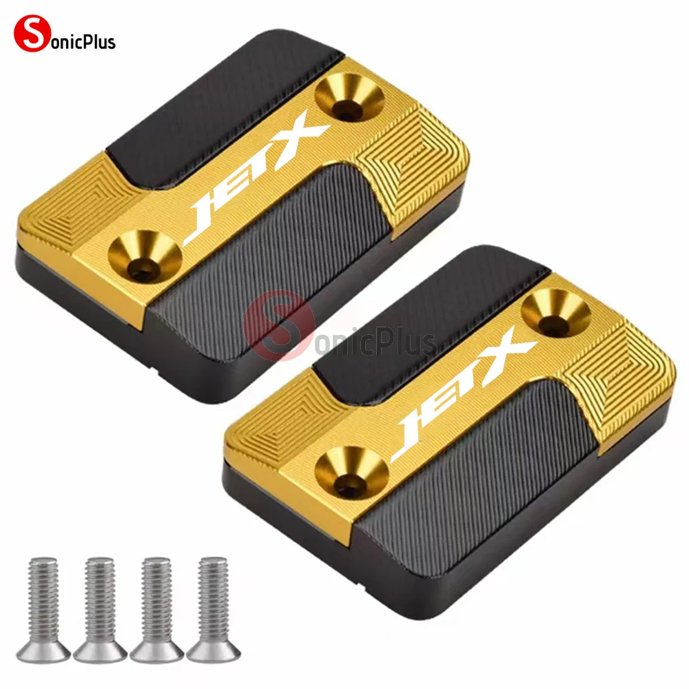 

For SYM JETX 125 150 Motorcycle Accessories CNC Brake Fluid Tank Cap Cylinder Reservoir Cover Lid
