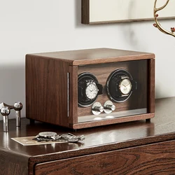 Wood Automatic Rotator Watch Winding Box Silent Movement Winder Watch Boxes Men Mechanical Watches Display Storage Accessories