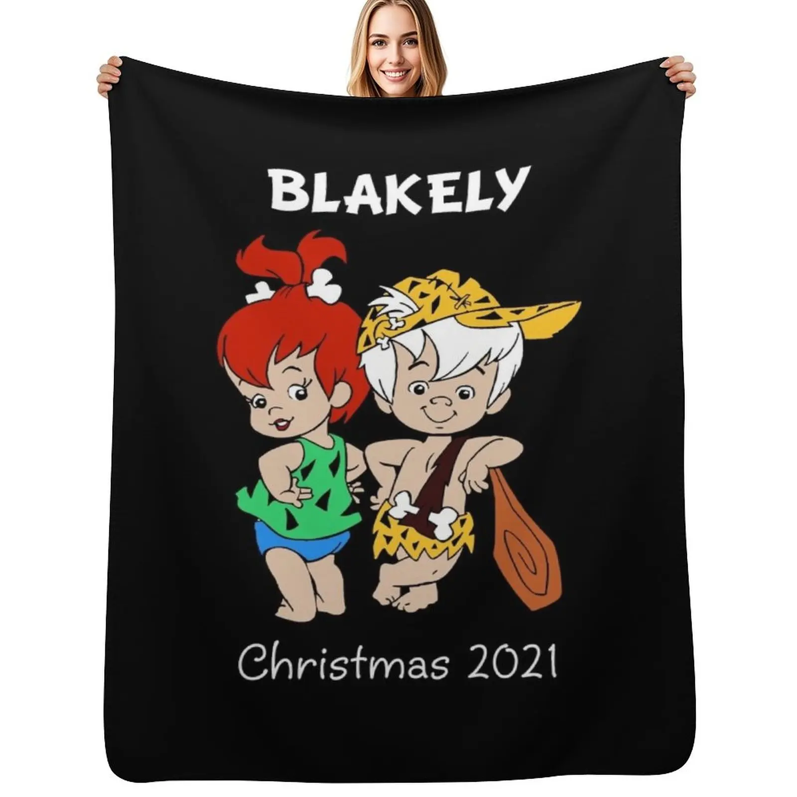 Bámm Bámm ámp Pébblés Thé Flíntstónés Throw Blanket Luxury Single Bed linens Custom Luxury Throw Sofa Blankets