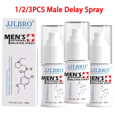 1/2/3PCS Men's Delay Spray Long Lasting Effective Delay Seven Times A Night Energy Massage Spray