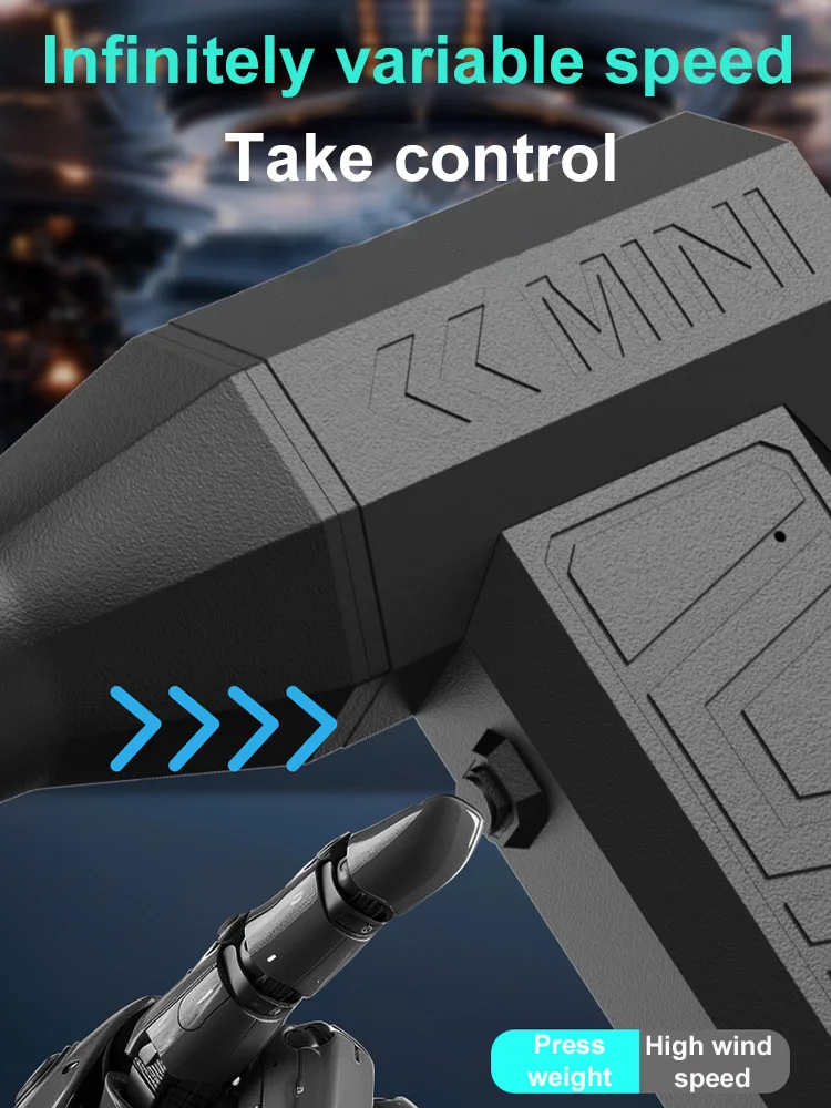X3-A3 430000RPM 미니 터보 제트 팬 고속 먼지 송풍기 모터 2000mAh 41m/s 바람 휴대용 폭력 팬 전기 공기 살포기