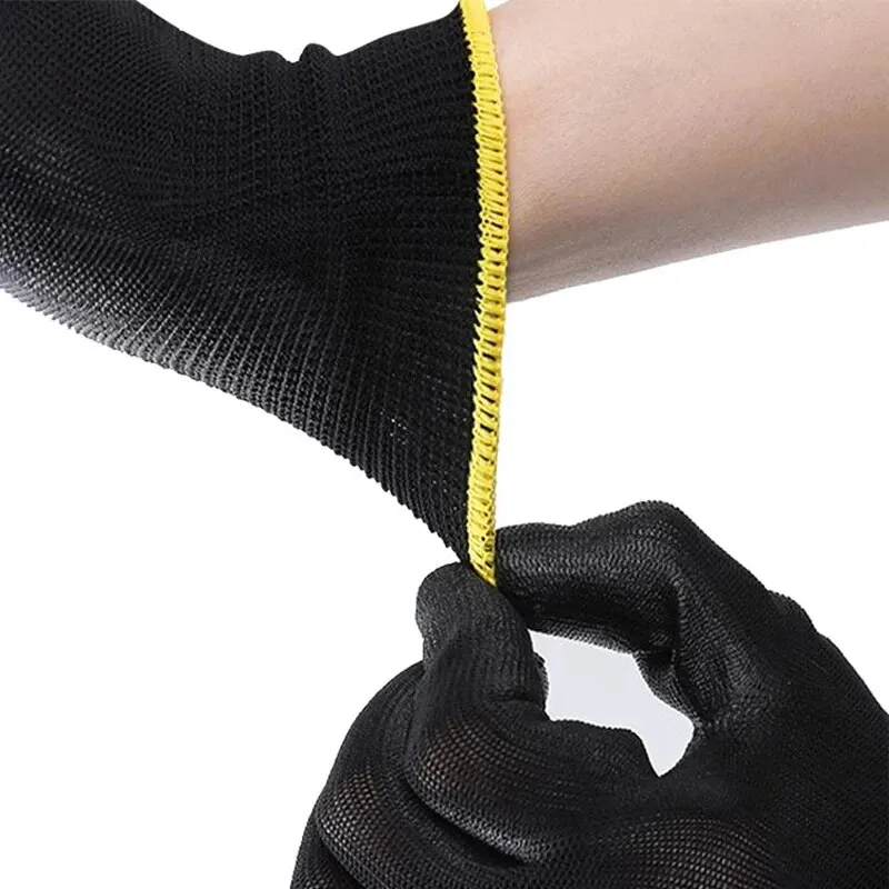 3 Pairs Electric Shock Safety Protective Gloves Pu Electrician Work Anti-static Gloves Protective Tools Insulation