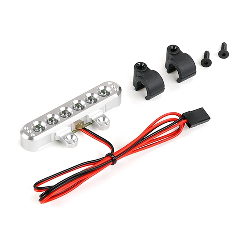 For Baja CNC LED Taillight Light Rear Lamp For 1/5 HPI ROVAN KM Baja 5B Rc Car Upgrade Parts