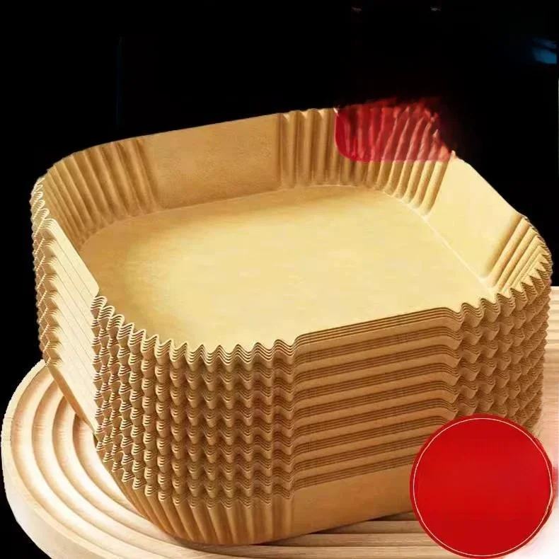 

Square Baking Tray Oil Absorbing Paper Pad Kitchen Cooking Utensils Silicone Oil Paper Aluminum Foil Bowl Baking Pot Liner