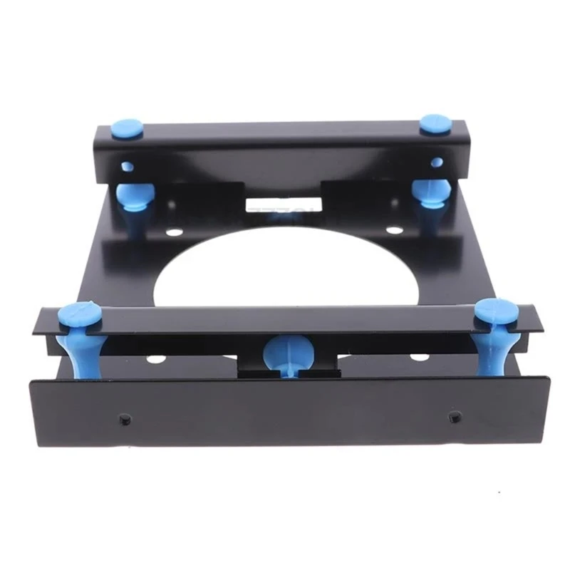 3,5 inch tot 5,25 inch interne harde schijf montagebeugel met schroeven rubberen standaard en kussen voor schokreductie 96BA
