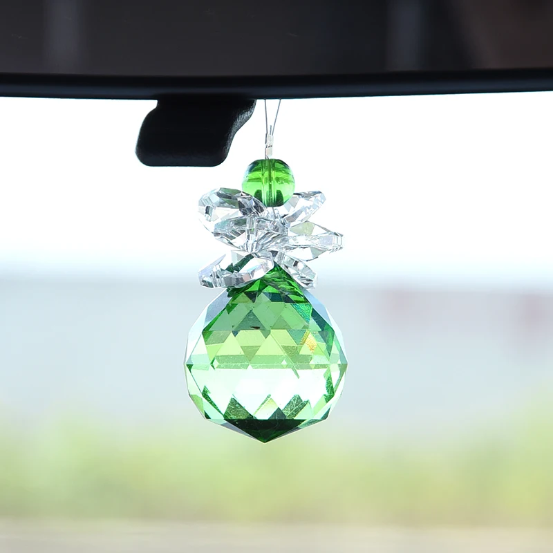 8pcs Crystal Ball Prism Suncatcher Rainbow Pendant Hanging Crystals Prisms for Windows