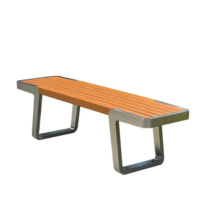 

*Waterproof Leisure Ironwork Community Chairs Outdoor Patio Benches Double Seats Square Landscape Room Outdoor Stools Benches