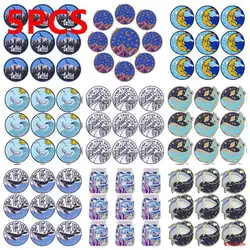 5PCS/Lots Mountain Adventure Patches For Clothing Thermoadhesive Patches on Clothes Outdoor Embroidered Patch Badges On Backpack