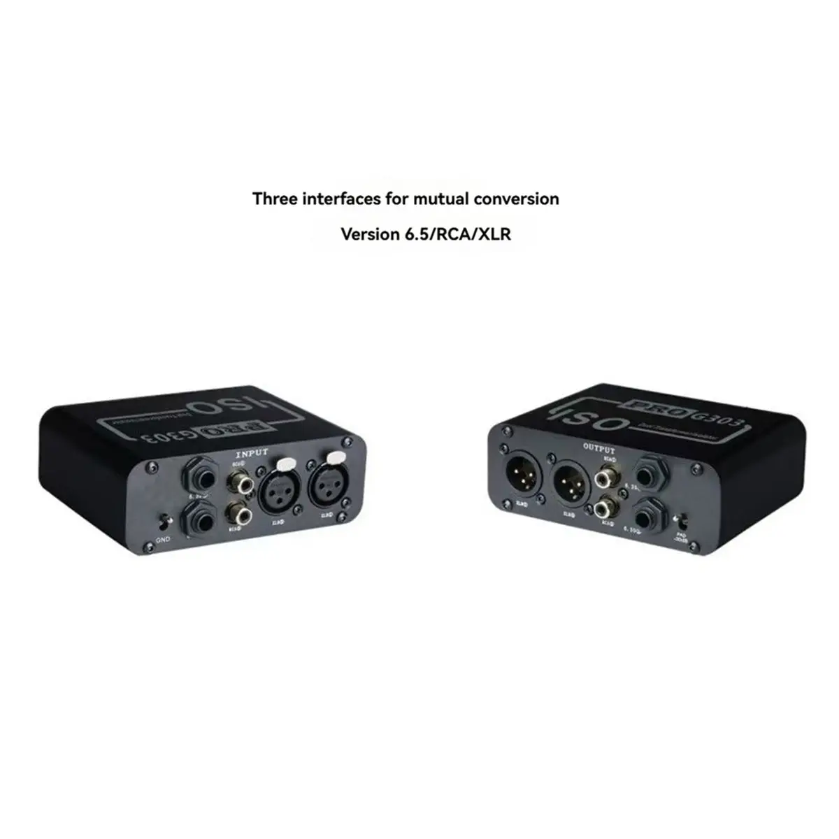 

Аудиоизолятор 3 входа/3 выхода с фильтром шумоподавления, устраняющий помехи, двухканальный, 6.5 XLR, для аудиосигналов