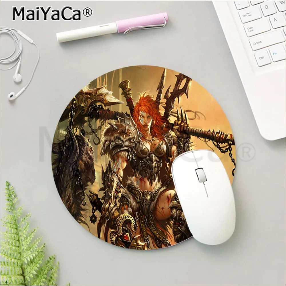 My Favorite Diablo Rubber Mousepad 20x20cm Round Desk Kawaii Gaming Accessories Students Writing Pad For PC Desk Pad