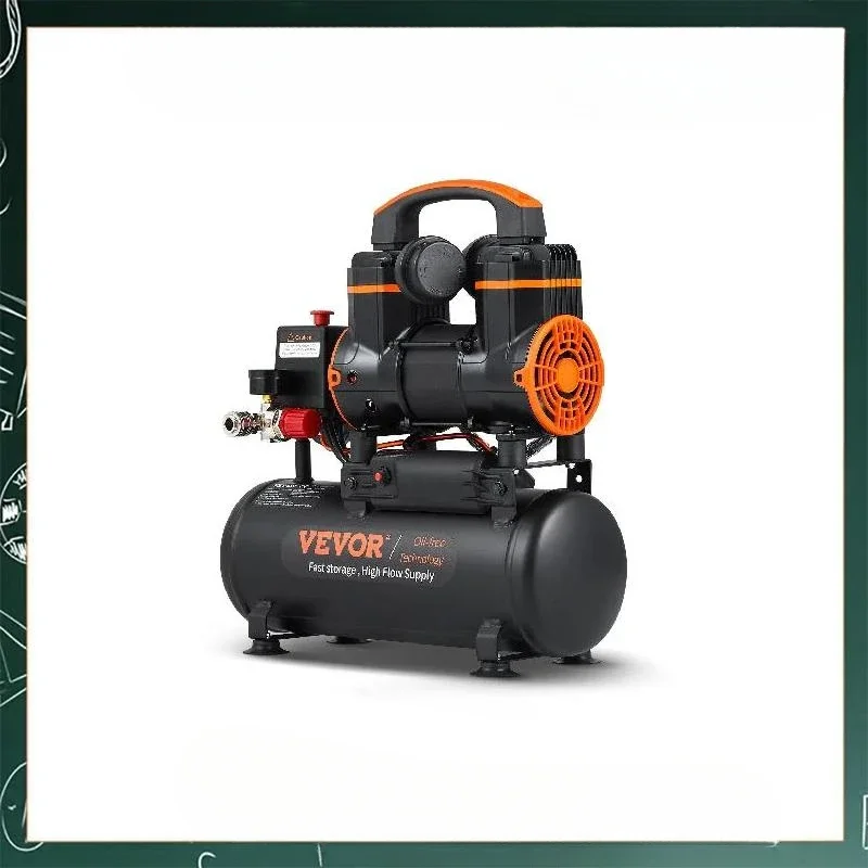 

%a Silent Air Compressor 900W 1450W 1800W Quiet Oil-free Portable Air Pump for Home Repair Tire Inflation Whisper Compressor