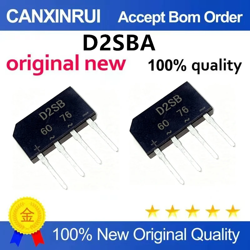 (5pcs-10pcs)Brand new original D2SBA60 2A 600V rectifier bridge stack display rectifier bridge flat bridge