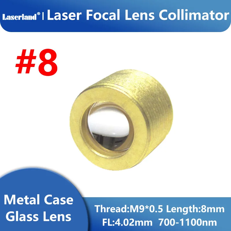 Lente focale collimazione collimazione Laser collimatore vetro per infrarossi IR 700nm-1100nm