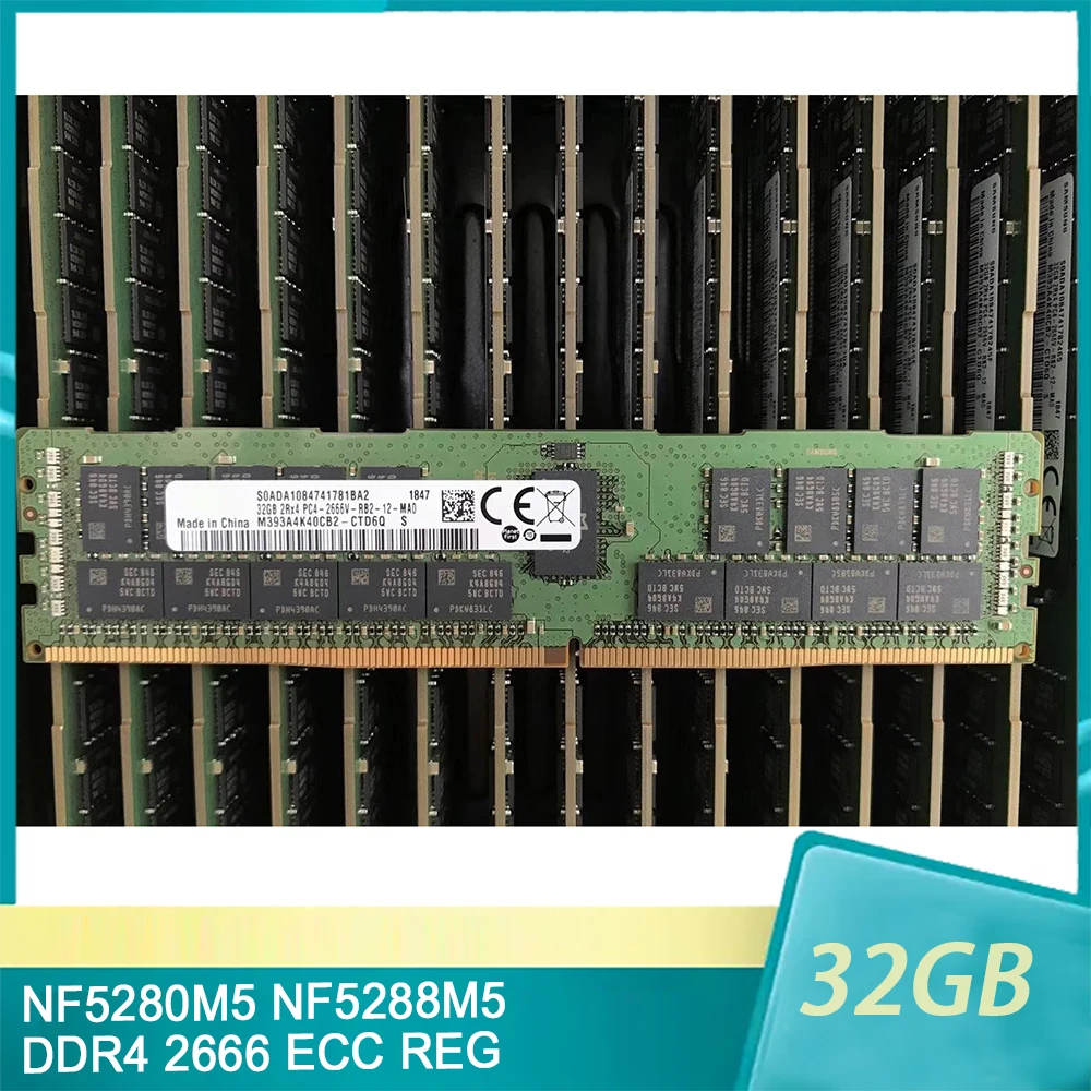 1 Pcs RAM 32GB DDR4 2666 ECC REG NF5280M5 NF5288M5 For Inspur Server Memory