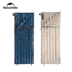 Naturehike CW280 CWM400 Sleeping Bag Duck Down Camping Ultralight Waterproof Splicable Portable Sleeping Bags for Outdoor Hiking