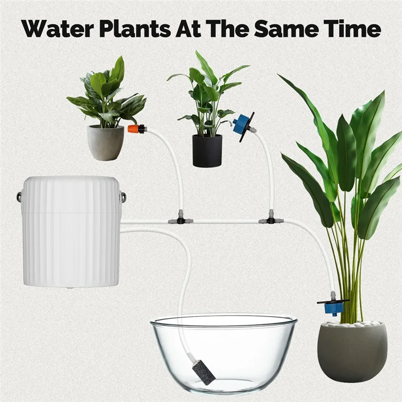 Tuya Wi-Fi поливочный насос, таймер, устройство для орошения, садовые инструменты, спринклер, проводной дизайн, автоматический режим, ручное управление через приложение, прочный