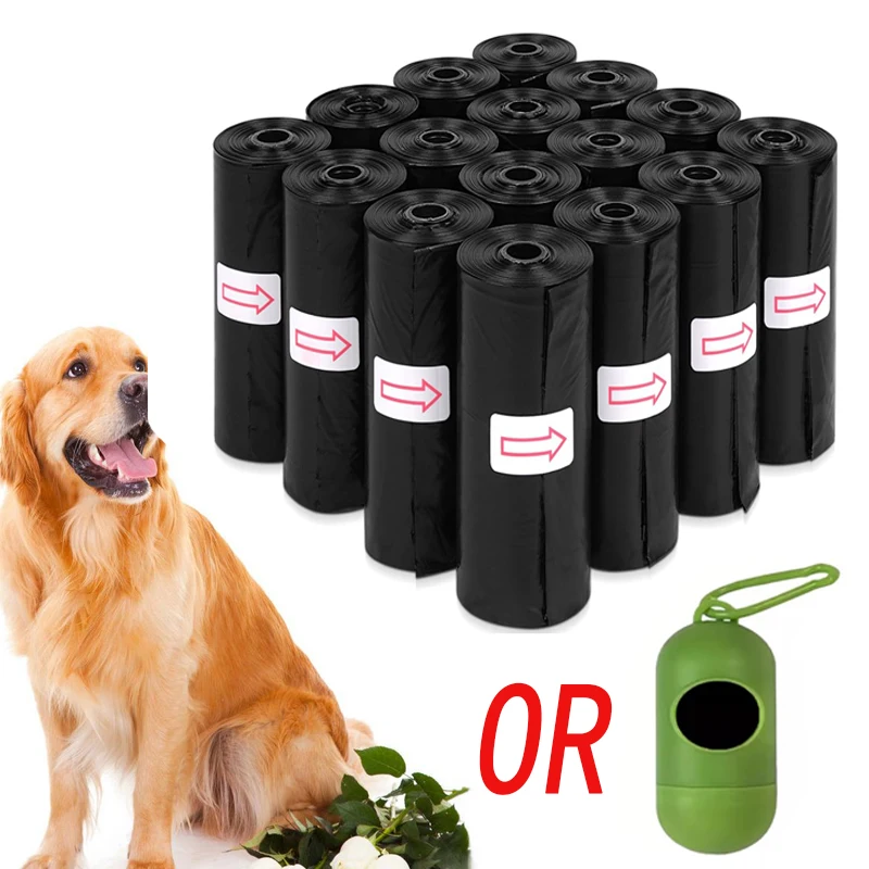 Hundekotbeutel, auslaufsicher, biologisch abbaubar, ideal für Spaziergänge, tragbar, für Katzen und Hunde, für die Reinigung im Freien, Haustierzubehör. – Detail 2