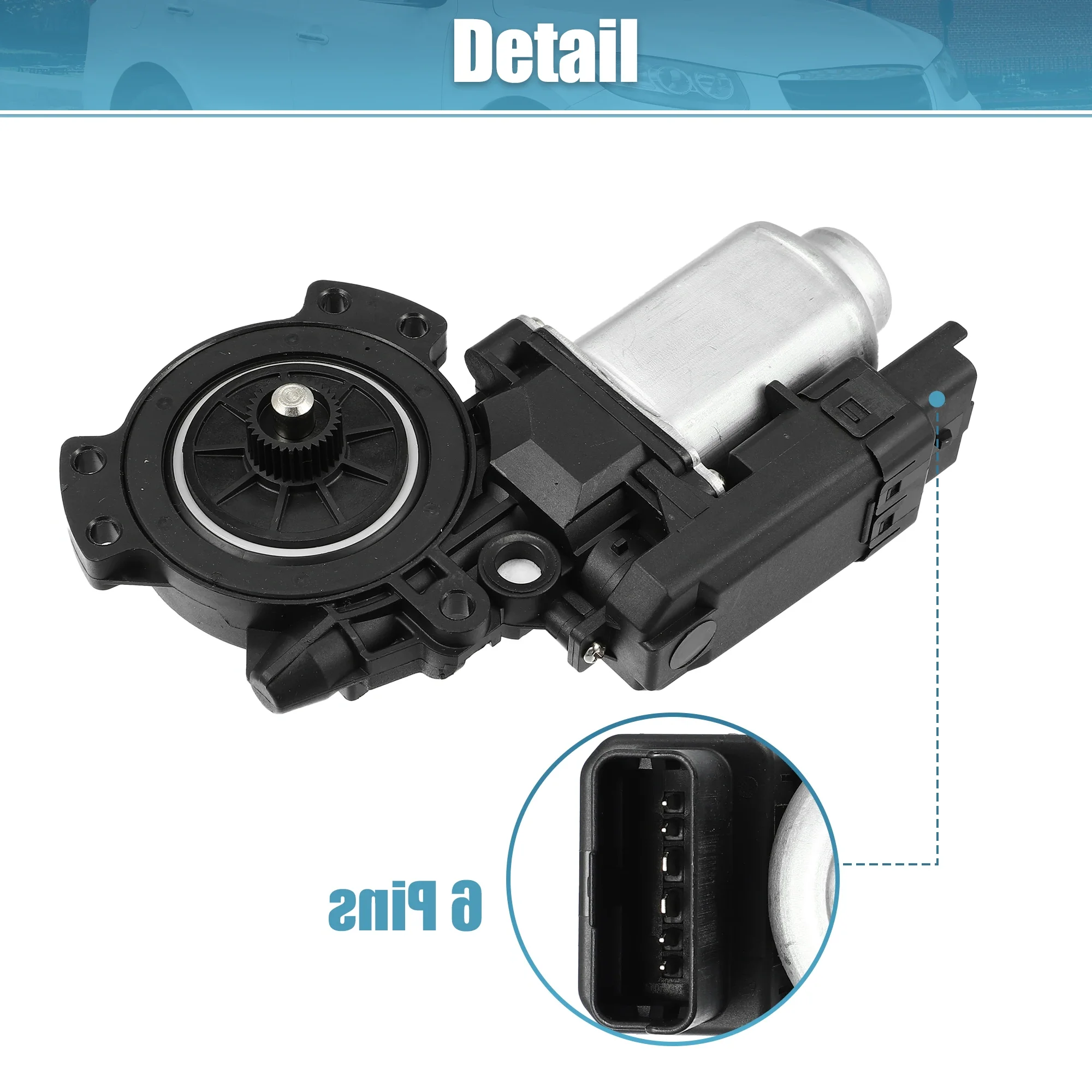 RDH Fensterhebermotor für KIA Optima 2011-2015 rechte Seite mit One-Touch-Funktion für Hyundai SONATA 2006-2010 82460-2T010 – Detail 10
