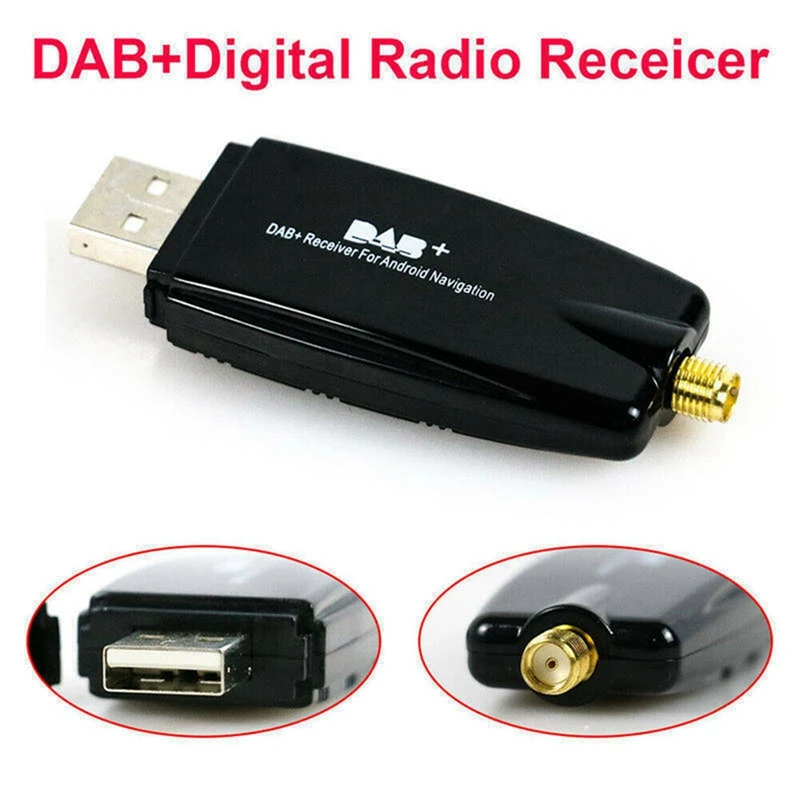 DAB USB Android Car Radio Plus Antenna Amplifier Receiver Auto Tuner Box Adapter Signal Booster Dongle Module For Stereo