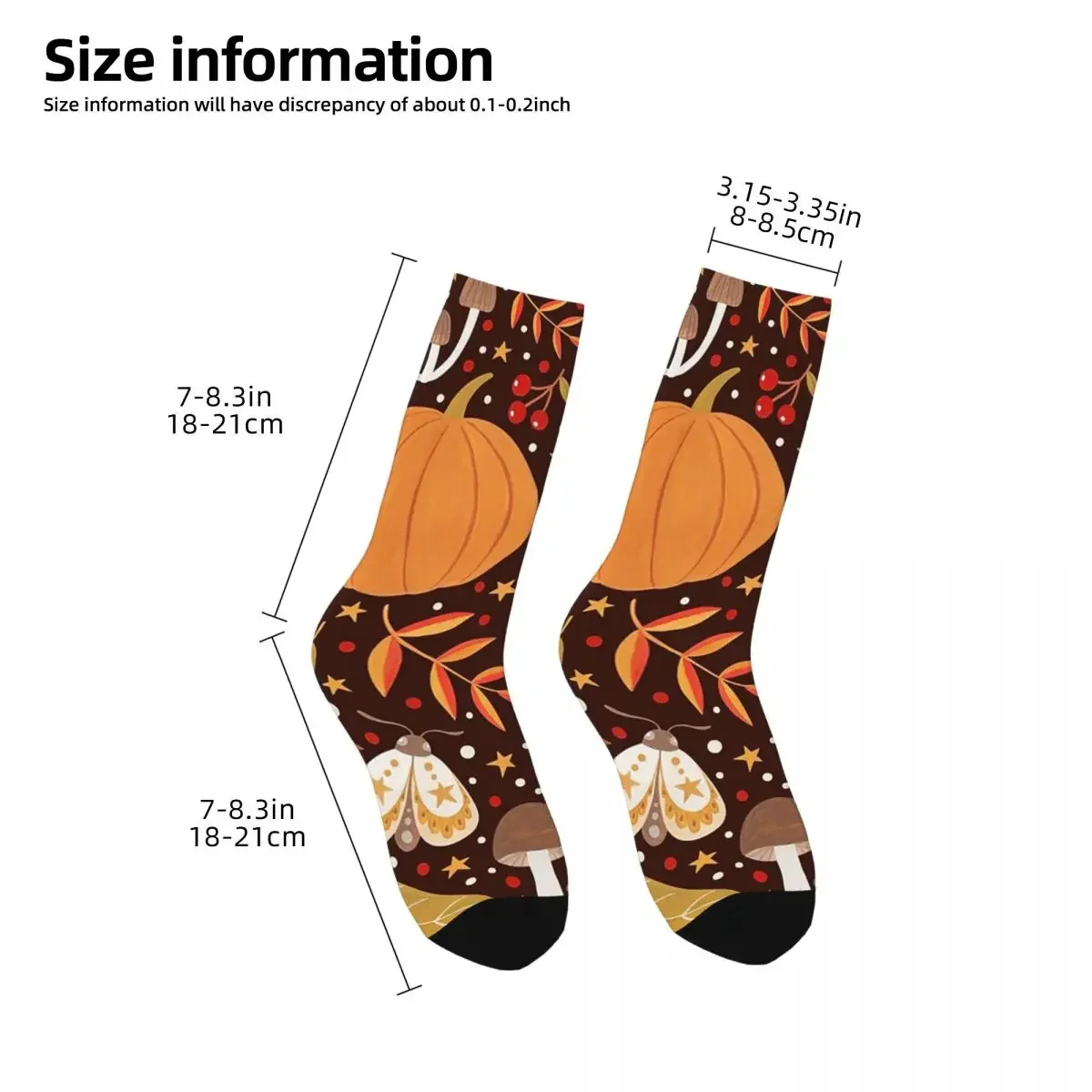 Autumn Elements Socks Harajuku High Quality Stockings All Season Long Socks Accessories for Man's Woman's Birthday Present