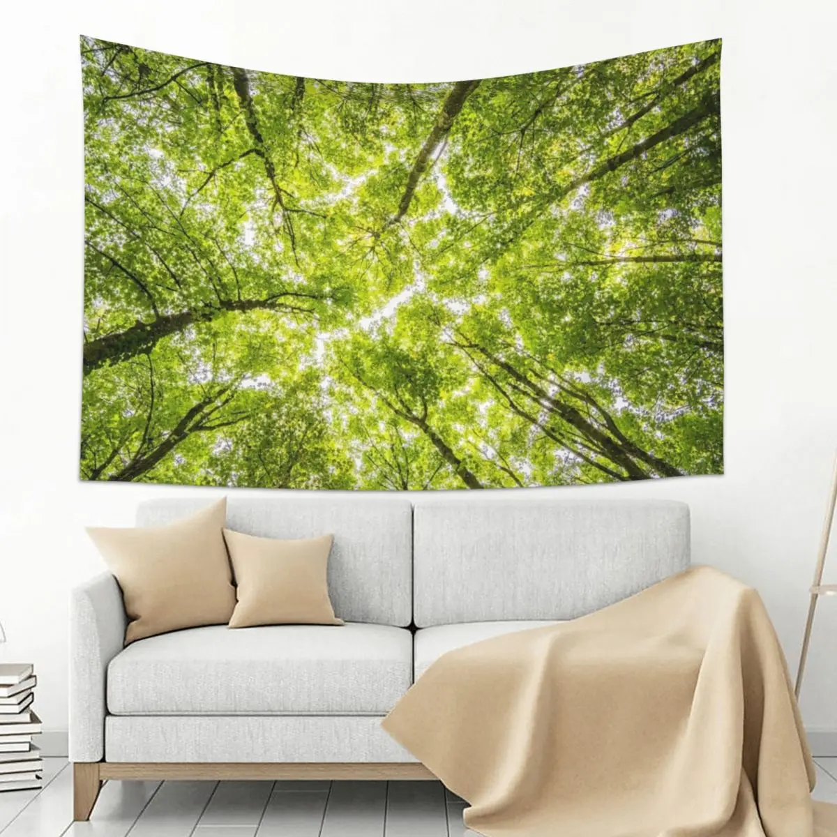 

CANOPY VIEW Tapestry Room Aesthetic Decor Custom Home Decoration Accessories Decoration For Home Tapestry