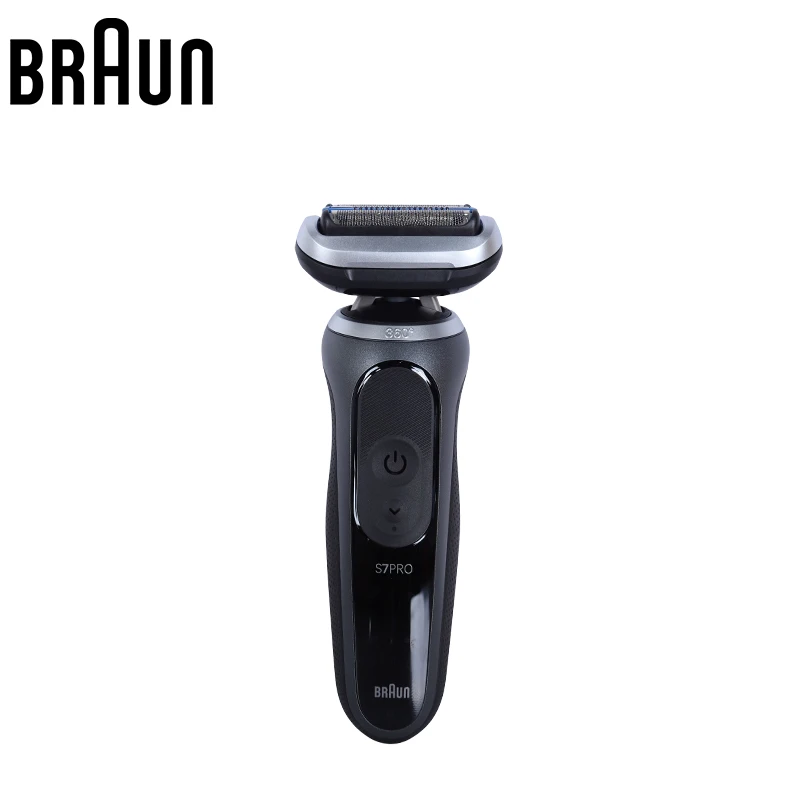 Braun Series 7 Pro+ SkinAir Shaver 3 Smart Modes Turbo Gentle Auto 4D Suspension Head 60Min Runtime Wet Dry Trimmer Travel Case