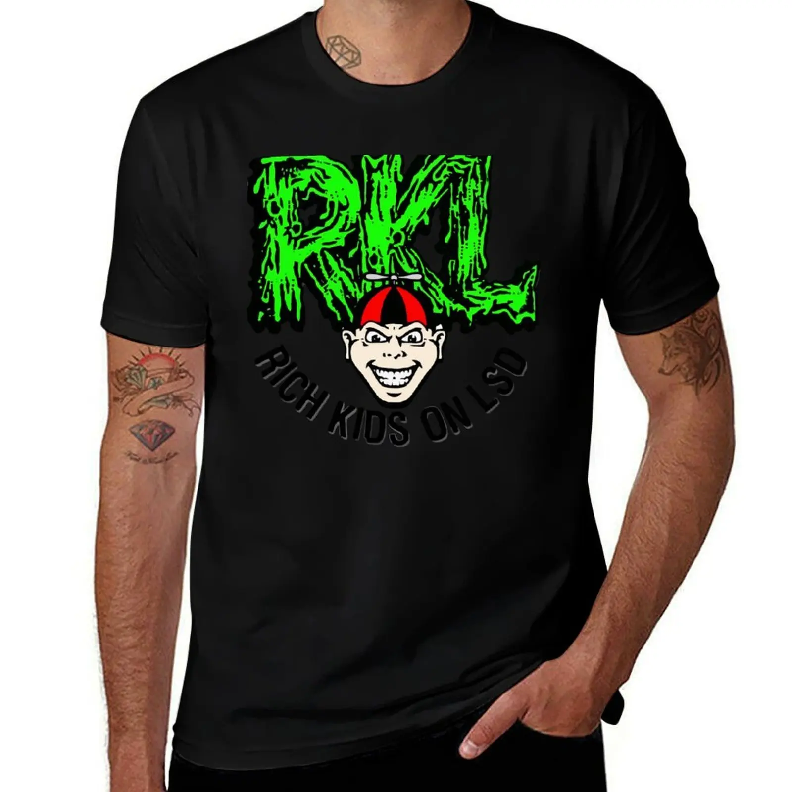 

Rich Kids On LSD, RKL Smile Essential T-Shirt anime t shirts oversize T-Shirt