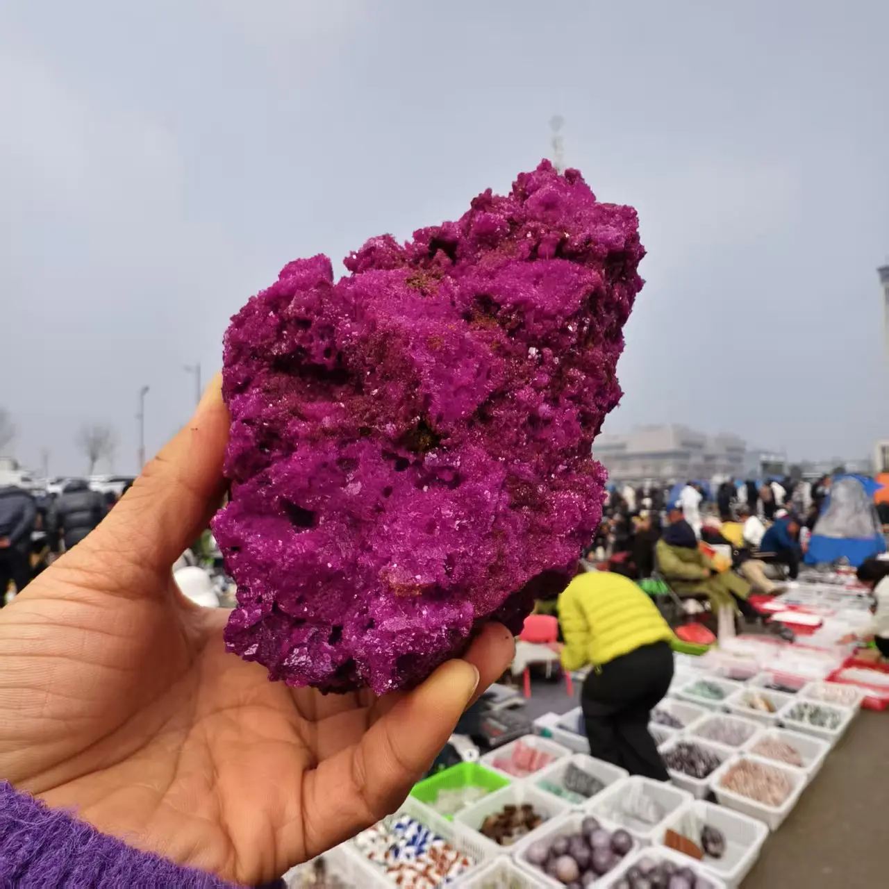 Natural Ruby Rough Stone, Red Corundum Bare Stone Raw Material, Quartz Crystal Rough Ore, Mineral Healing - view 3