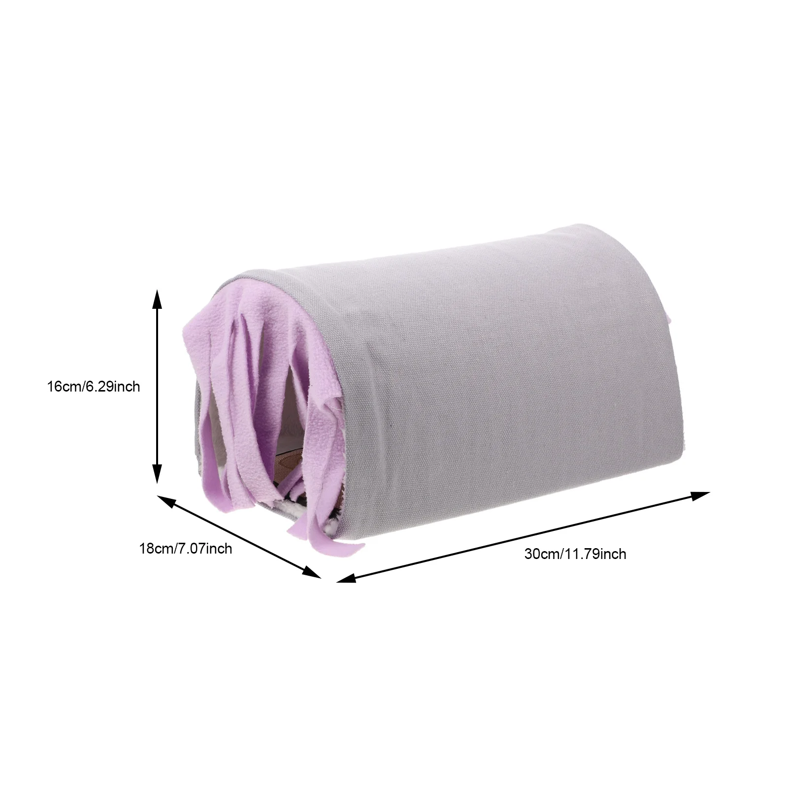 مخبأ حيوانات صغير لنفق الحيوانات الأليفة للهامستر خنزير غينيا أرنب عش ناعم سرير لعب نفق الحيوانات الأليفة يستريح بقعة مريحة #6