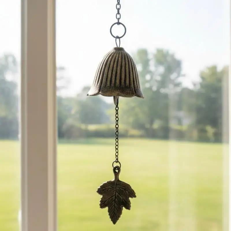 Single Leaf Bell Hanging Design for Baby Crib Mobile Nursery Decoration Toy Accessory