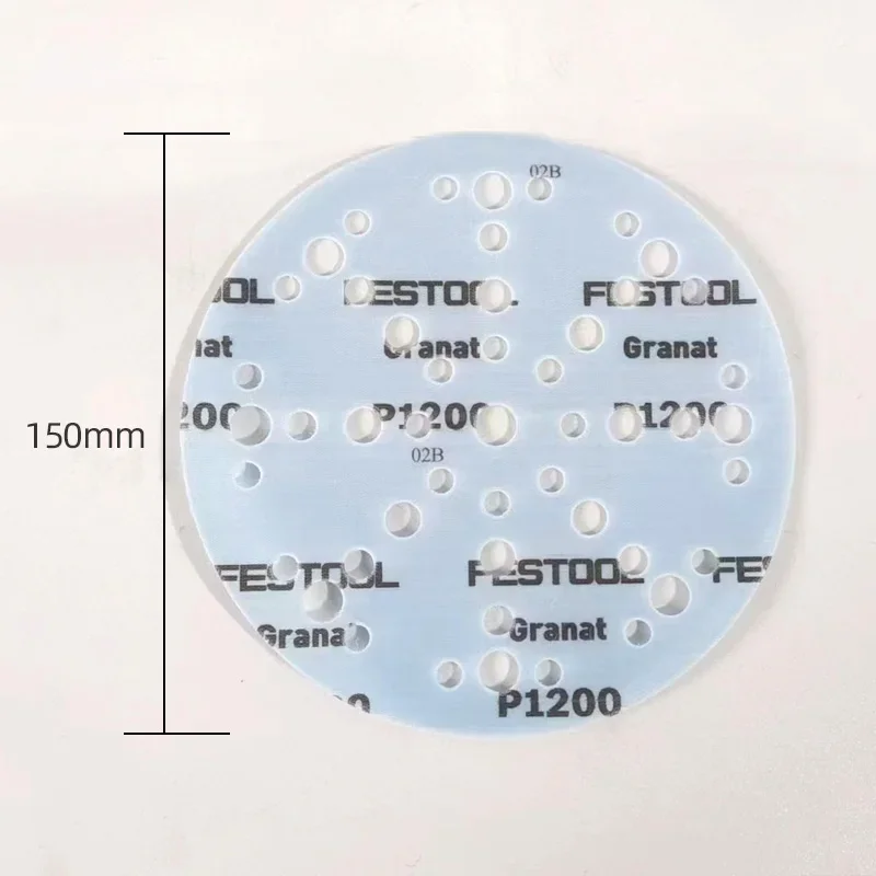 Originale autentico FESTOOL tedesco granato carta vetrata 48 fori indietro velluto alta resistenza all'usura e buona forza di taglio