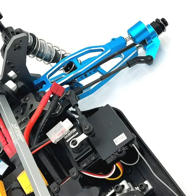 Gebruikt Voor FeiShen FS 1/8 TANK, SHARKS, Cheetah, ATOM, Leopard, Thunder, RC Auto Onderdelen Metalen Verbeterde Front Onderarm