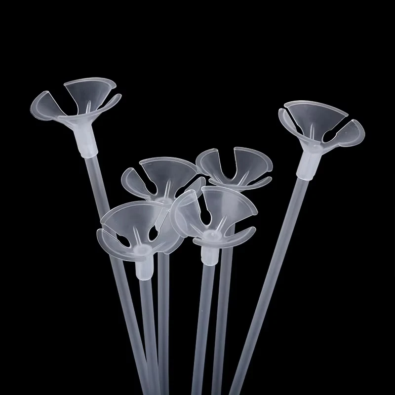 2/4 Sets Latex-Ballonhalter Ballonständer Metallische Ballons für Babyparty Kindergeburtstag Hochzeit Dekorationszubehör – Detail 3