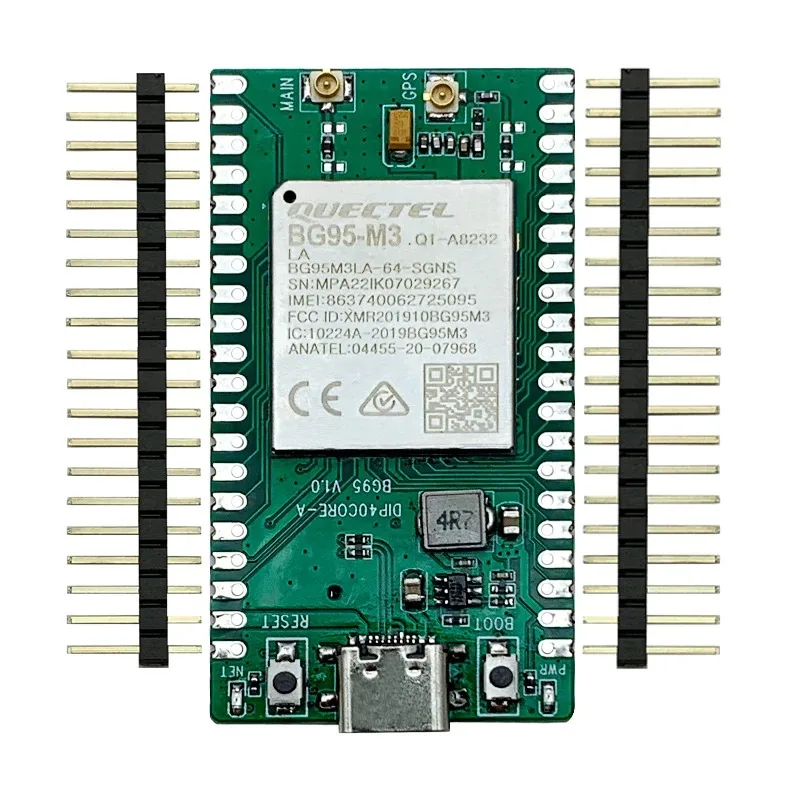 

QUECTEL BG95-M3 40PIN OUT PCBA Mini Development Board With GNSS Receiver LPWA GSM NBIOT CATM Module With SIM Card Slot